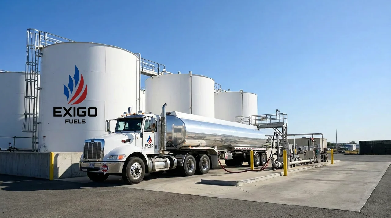 Exigo Fuels supplying bulk fuel to an industrial facility in South Florida
